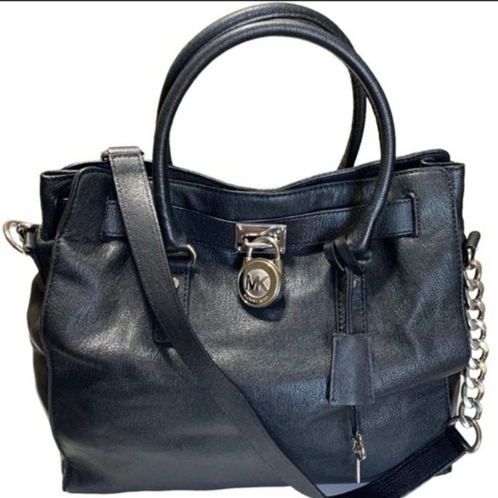 Michael Kors Black Hamilton Satchel